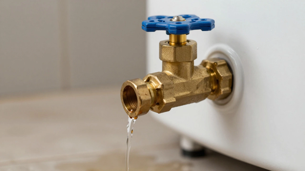 Water dripping from a T&amp;P relief valve on a heater